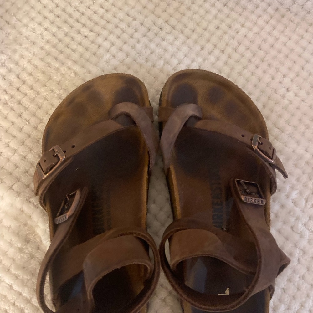 Birkenstock Women's Tan Leather Sandals